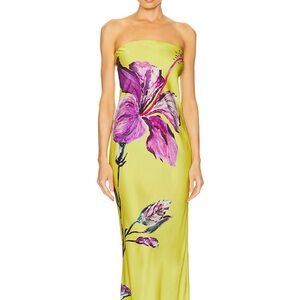 Rococo Sand Green Strapless Sheath Dress for Cocktail
